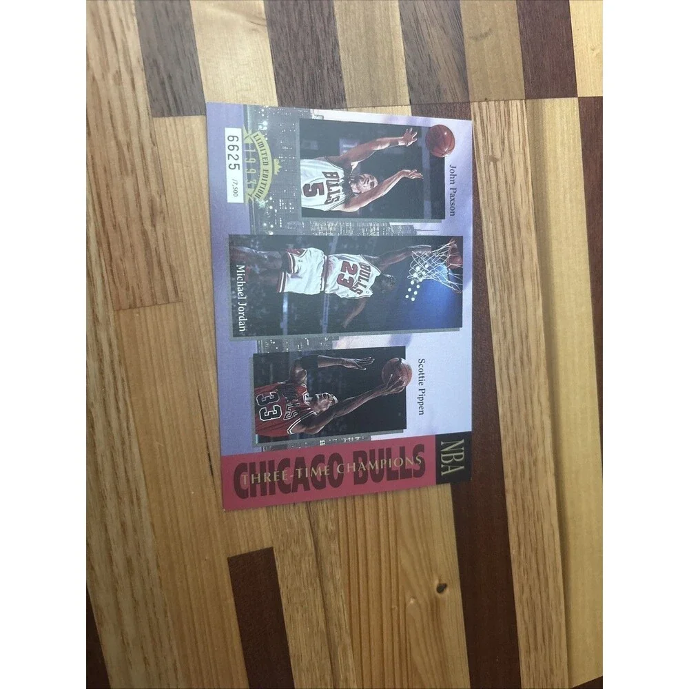 1992-93 Upper Deck- Collector Series Jumbo Michael Jordan, Pippen, Grant #7500